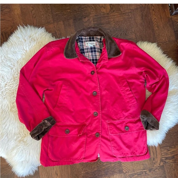 Westbound Jackets & Coats Vintage Red Barn Jacket Plaid Lined Chore